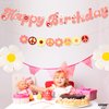 KatchOn, Groovy Happy Birthday Banner - Big, 10 Feet, No DIY | Two Groovy Birthday Banner for Groovy Party Decorations | Groovy Banner for Groovy Birthday Decorations | Hippie Happy Birthday Banner