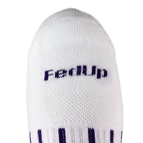 MOXY Socks White Performance FedUp Skater Crew Socks