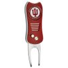 Mobile Pro Shop Switchblade Divot Repair Tool with Logo Printed Removable Magnetic Ball Marker-Best Divot Fixer (Indiana Hoosiers)