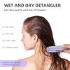 MEXITOP Hair Brush- Shampoo Brush, Wet and Dry Hair Scalp Brush for Women & Men, Scalp Brush Hair Scrubber Exfoliator for Dandruff, Wash Hair, Bath(Purple)
