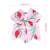 Christmas Hair Clips for Girls Xmas Santa Claus Elastic Hair Bands Christmas Hair Accessories (5 Pcs Christmas B)