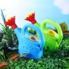 2pcs Watering Can Toys Sun Flower Cartoon Watering Kettles Toy Garden Watering Can Plastic Watering Bucket Plant Sprinkling Can for (Random Color)