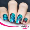Whats Up Nails - B011 Intergalactic Encounters Stamping Plate for Nail Art Design