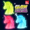 MixMax Make Your Own Squishies Toys, 6 Packs Rubber Dolls Making Kit for Kids Glow Jumbo Glitter Silicone Squishy Craft Kit for Girls 6-12 Nice Boy Party Activities