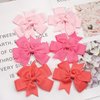 CÉLLOT 40Pcs 3.5 Inch Boutique Grosgrain Ribbon Pinwheel Hair Bows Alligator Clips For Girls Toddlers Accessories Teens Gifts In Pairs
