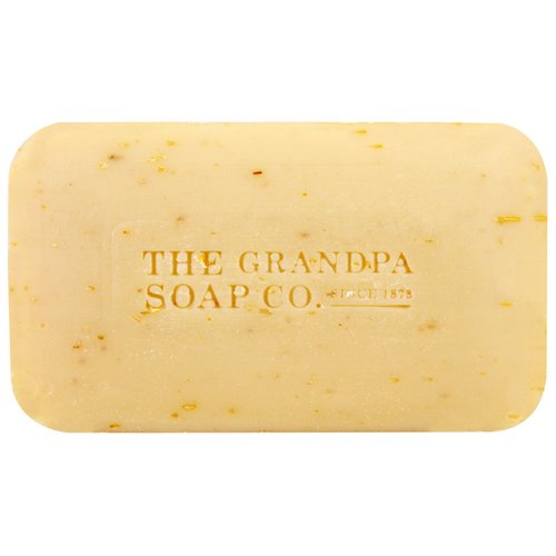 Grandpa's Old Fashioned Oatmeal Bar Soap for Face and Bath, 3.25 Ounce