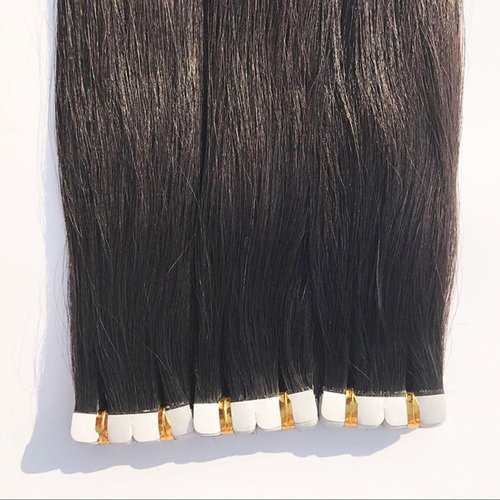 real hair wig seamless hair extention tape in hair human hair wigs hair extensions straight hair Xuchang