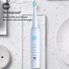 DHMXDC Sonic Electric Toothbrush for Kids and Adults, 5 Modes with 2 Min Build in Timer, Ultrasonic Toothbrush with 4 Brush Heads Charging Power Toothbrush