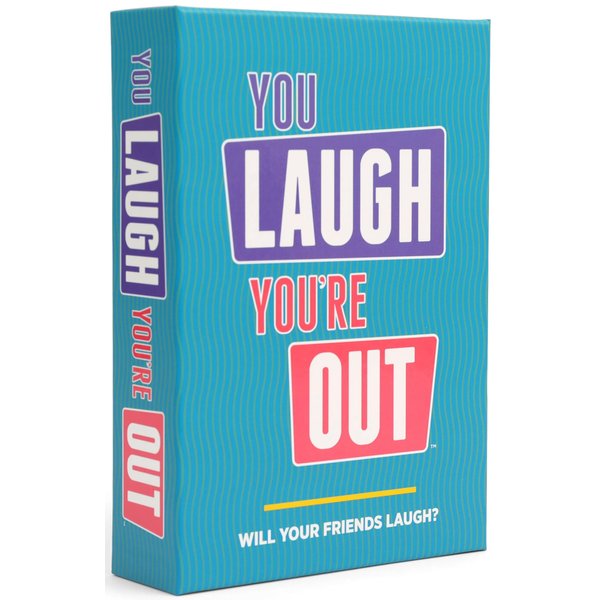 DSS Games You Laugh You're Out A Party Game with Hilarious Charades Family Card Games for Adults & Kids, 125 Prompt Cards Fun Card Games for Family Game Nights, Gatherings, & Parties Ages 14 +