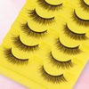 Ahrikiss False Eyelashes Wispy Natural Lashes 10mm Soft Handmade Faux Mink Lashes Fluffy Eye Lashes Pack|M28