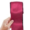 Whaline 2 Pack Satin Eye Cover Silk Sleeping face Cover Blindfold Tie 150 cm (Black Red and Black)