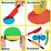 READY 2 LEARN Dough Tools - Set of 6 - Arts and Crafts for Kids - Sculpting Tools to Roll, Cut, Mold and Flatten - Art Supplies for Pottery and Dough