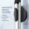 Oral-B Clic Toothbrush, Matte Black, with 1 Bonus Replacement Brush Head and Magnetic Toothbrush Holder