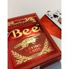 bee MetalLuxe™ Playing Cards - Red Foil Diamond Back, Standard Index