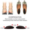 Dr. Foot’s Orthopedic Medial & Lateral Heel Wedge Gel Insoles for Supination & Pronation, Adhesive Inserts for Foot Alignment, Knee Pain, Bow Legs, Osteoarthritis - 3 Pairs (Transparent+Brown+Black)