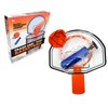 Clip-On Trash Can Basketball Set (Includes Clip-On Hoop, Inflatable Mini Basketball and a Hand Pump) Office Work Home Kids Fun Game