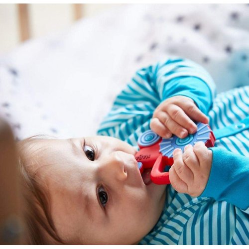 HABA Tractor Silicone Teether