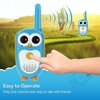 Retevis RT30 Kids Walkie Talkies, Toddler Toys for 3-5 Year Old Boys Girls, Small Owl Toy Walkie Talkie for Kids, Easy to Use, LED Eyes, Christmas Holiday Toy Gifts, Indoor Role Play(Blue,2 Pack)
