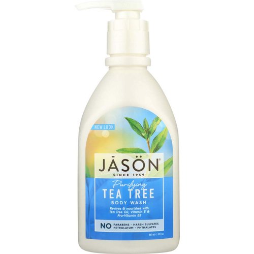 Jason Body Care: Pure Natural Body Wash, Purifying Tea Tree 30 oz by Jasons Natural