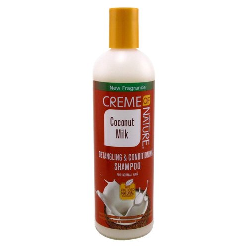 Creme Of Nature Coconut Milk Detangling Shampoo 12 Ounce (Pack of 2)