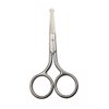 Motanar Eyebrow and Nose Hair Scissors, 3.5” Stainless Steel Professional Facial Hair Beard Eyelashes Ear Hairs and Moustache Scissors Trimmer 2 Pieces