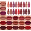 LSxia 18 Colors Capsule Pills Lipstick Mini Lip-Stick Set, Long Lasting Mini Matte Lipstick Lip Stain Lip Tint - Labiales Mate 24 Horas Originales, Cute Dark Red Matte Lipsticks Set for Women