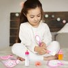 BNUZEIYI Baby Doll Accessories - Feeding and Caring Set with Bottles Doll Diaper and Changing Mat, Doll Stuff Clothes fit 14-16 Inch Doll, 18 Inch Doll Pretend Play Set for Girls Gift