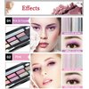BIOAQUA 8 Color in 1 Eye Glosses Eye Shadow with Glitter Pearly Lustre 4 Color Sets Available (Purplish Pink)