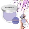 Matte Powder, Jelly Matte Powder Oil with Mini Powder Puff, Matte Setting Powder for Silky Blurring Oil Control Long-Lasting Makeup, Creates Soft