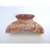 Generic Pink mauve beige marbled hair claw clip