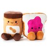 Hallmark Better Together 5" Magnetic Plush Toys (Peanut Butter and Jelly) Gifts for Christmas, Anniversary, Valentine's Day