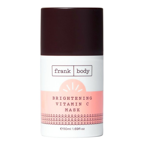 frank body Brightening Vitamin C Face Mask | Cruelty Free Face Mask Brightens, Exfoliates, and Detoxifies Skin with Glycolic Acid, Papaya & Pineapple Extract, and Kakadu Plum 1.69 fl oz / 50 mL