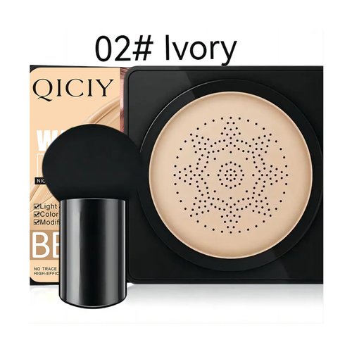Mushroom Head Air Cushion CC Cream Foundation Makeup Concealer Makeup Base Primer Moisturizing Waterproof Ivory