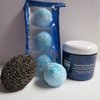 Bath Bomb Products - Bubble Bath Truffles: Ocean Waves 3 Pack Bath Truffles, 24 oz Ocean Therapy Dry Salt Scrub, Pumice Stone by Dead Sea Spa Care, Bubble Bath, Bubble Truffles, Bath Truffle