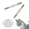 2Pcs RC Steel Turnbuckle M4 48mm RC Turnbuckle Link for ARRMA Granite, for Big Rock, for Typhoon, for Senton 3S Brushless, Brushed Series 1/10 RC Cars