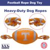 Pets First NCAA Tennessee Volunteers Football Dog Toy, Tough Quality Nylon Materials, Strong Pull Ropes, Inner Squeaker, Collegiate Team Color