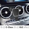 LUNQIN Car Phone Holder for Mercedes Benz C Class 2014-2018 c180 c200 c300 GLC Class 2015-2019 GLC200 GLC260 GLC300 Auto Accessories Navigation Bracket Interior Decoration Mobile Cell Phone Mount