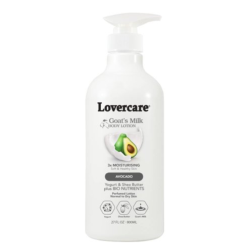 Lovercare Goat Milk Body Lotion for Dry Skin 27.05 oz Avocado (800ml) - Single…