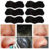 BWESOO 10Pcs Black Blackhead Remover Pore Strips Black Head Remover for Face, Charcoal Nose Strips for Blackheads, Instant Pore Cleaner for Nose Area Face Oil Blackheads Pore Cleansing Strips