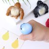 20 Pack Mini Monkey Stress Balls, Squishy Monkey Decompress and Squeeze Stress Toy, Squishy Fidget Toys Gorilla Toy Stress Relief Toy Autism Sensory Toys for Kids Party Favors