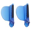 ZJchao Sectioning Clip, 2PCS Heat Insulation Clip Set High Temperature Resistant Hair Clip for Wig Extension Hair Highlighting, Blue