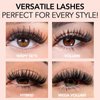KIARA SKY LASH Premium Cashmere Easy Fan Lash Extensions | Soft Semi-matte natural finish | Fans like Butter | For Professional Eyelash Extensions Use Only | Black, (D-0.03-13MM)