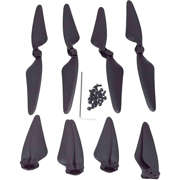 Blomiky 8 F11 Foldable Propellers Props for F11 2-Axis Gimbal and F11GIM SJRC F11 DE22 4K Pro F11 Pro and F24 Pro F35 RC Quadcopter Drone F11 Blades 2 Set