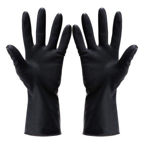 Hair Dye Gloves,Professional Hair Coloring Accessories for Hair Salon Hair Dyeing,2pcs（1 left+1 right）,black