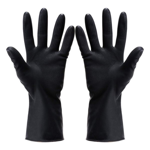 Hair Dye Gloves,Professional Hair Coloring Accessories for Hair Salon Hair Dyeing,2pcs（1 left+1 right）,black