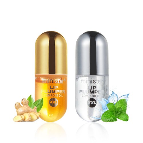 ZHISHUDL 2PCS Lip Plumper Gloss Plumping Lip Gloss Set Natural Moisturizing Lip Plumping Gloss Daily Lip Care Products Lip Plumper Set for Women