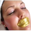 5 Masks 24K Gold Collagen Lip Treatment Mask Patches. Plumper Fuller Softer Lips. Anti Aging Reduce Fine Line Wrinkles Creases Hydrating Moisturizing Uplifting Tone Firmer Smooth Lips Regeneration.