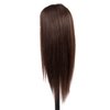 Mannequin Head Human Hair - 26 Inch Mannequin Head with Hair and Stand, Mannequin Head for Kids, Cosmetology Mannequin Head, 60% Real Hair Mannequins to Practice on, Doll Head for Hair Styling