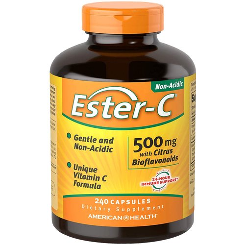 Ester-C 500 mg with Citrus Bio, 240 cap (Pack of 2)