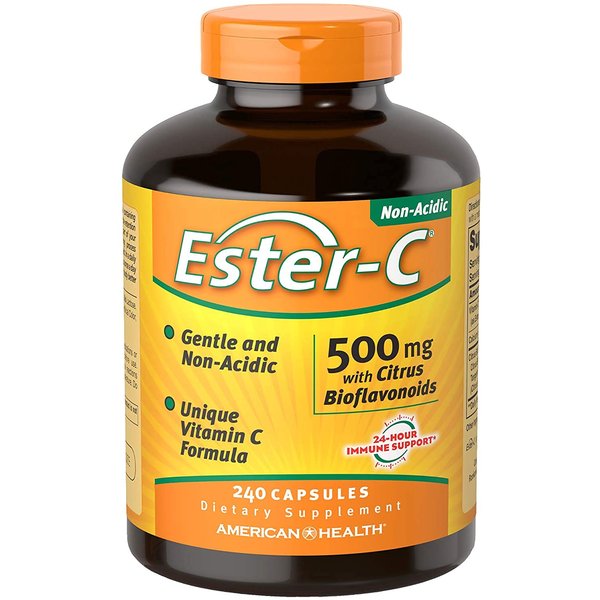 Ester-C 500 mg with Citrus Bio, 240 cap (Pack of 2)